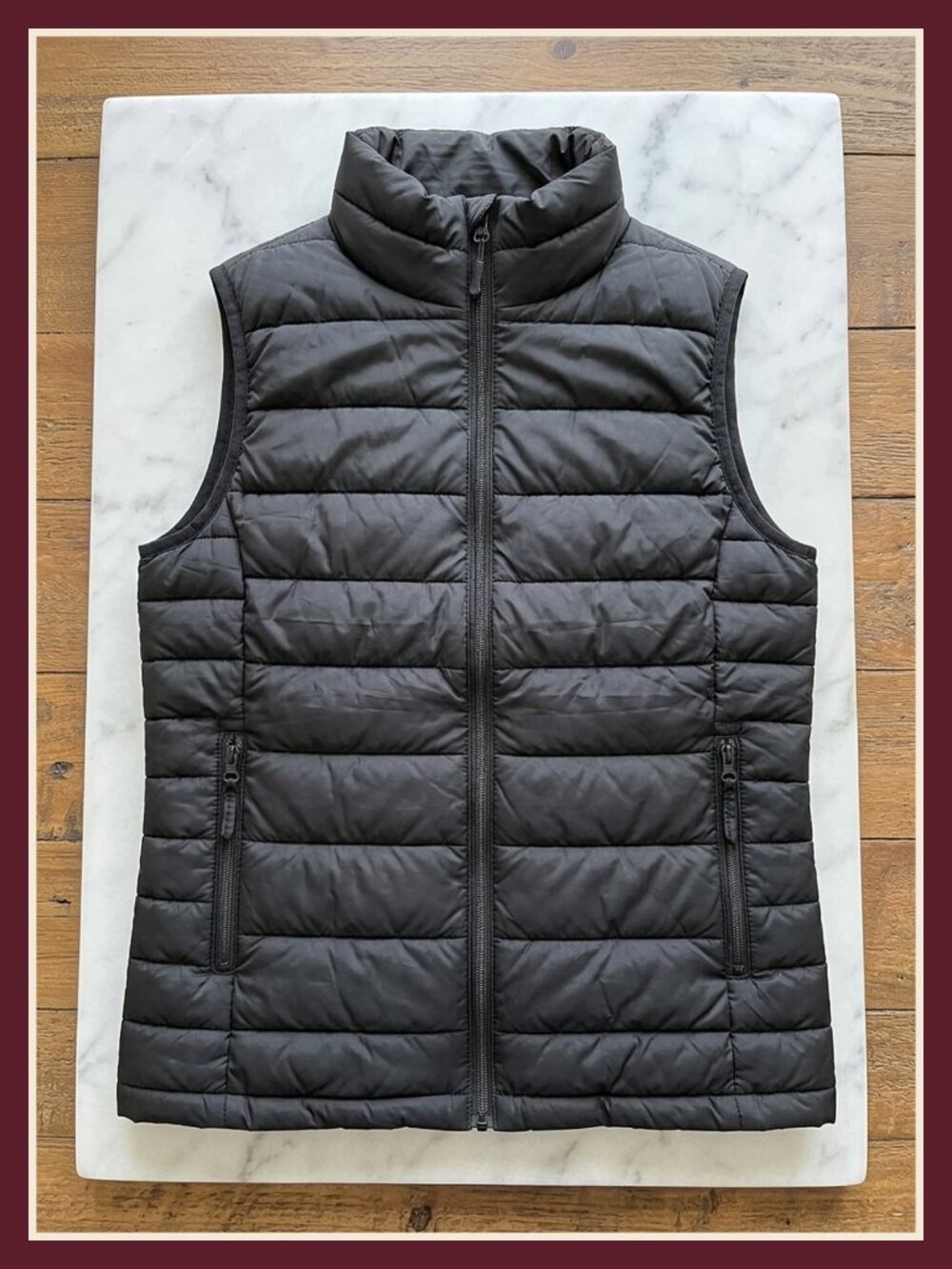 Women's Quilted Packable Puffer Vest Lightweight Zip Up Outerwear